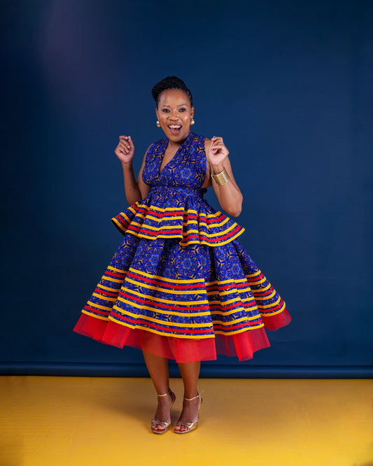 MABOTLE INFINITY TULLE DRESS